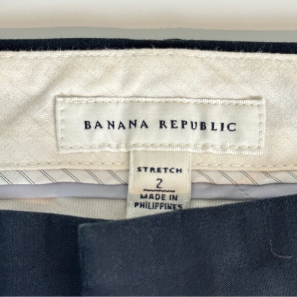 Banana Republic Black Straight Leg Pants 2 - Picture 6 of 8